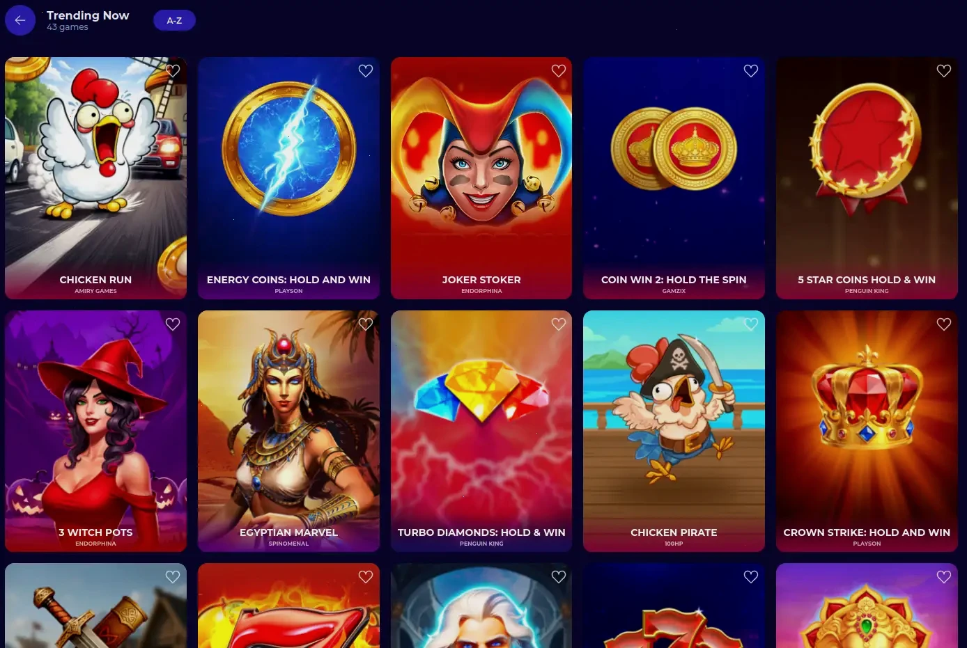 Interface d'inscription Club Player casino en ligne